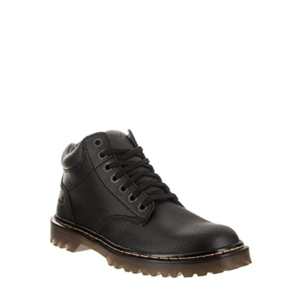 Dr. Martens Harrisfield Black Leather Lace Up Boots - Picture 1 of 12